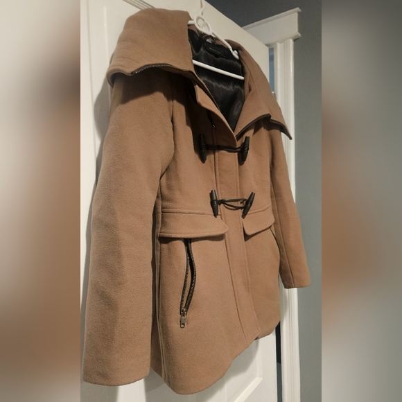 Mackage Women's Tan Trench Coat - Picture 4 of 11